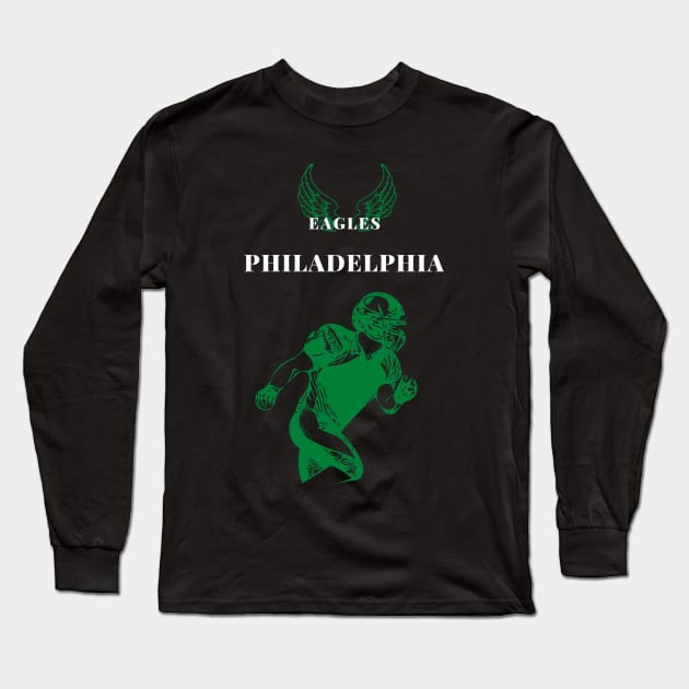 Philadelphia Eagles Long Sleeve T-Shirt by Nasromaystro